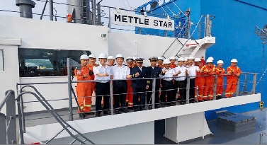 Delivery ceremony of M/V METTLE STAR